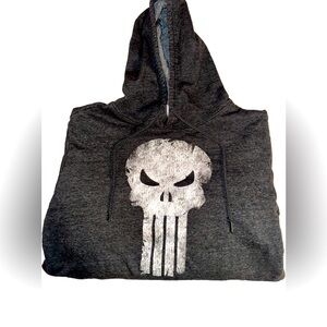 Punisher Hoodie Men's Small - Skull Graphic Marvel Comics by MadEngine